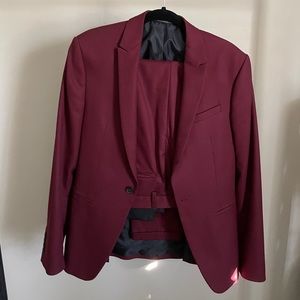 Maroon Suit (two piece)